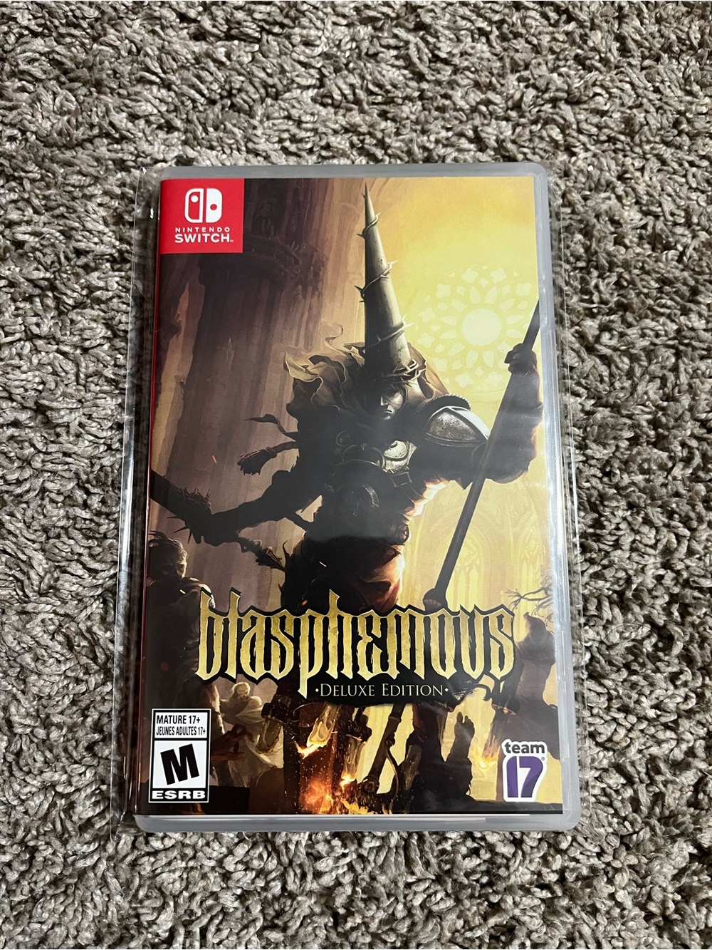 Blasphemous Deluxe Edition Nintendo Switch CIB Complete in Box